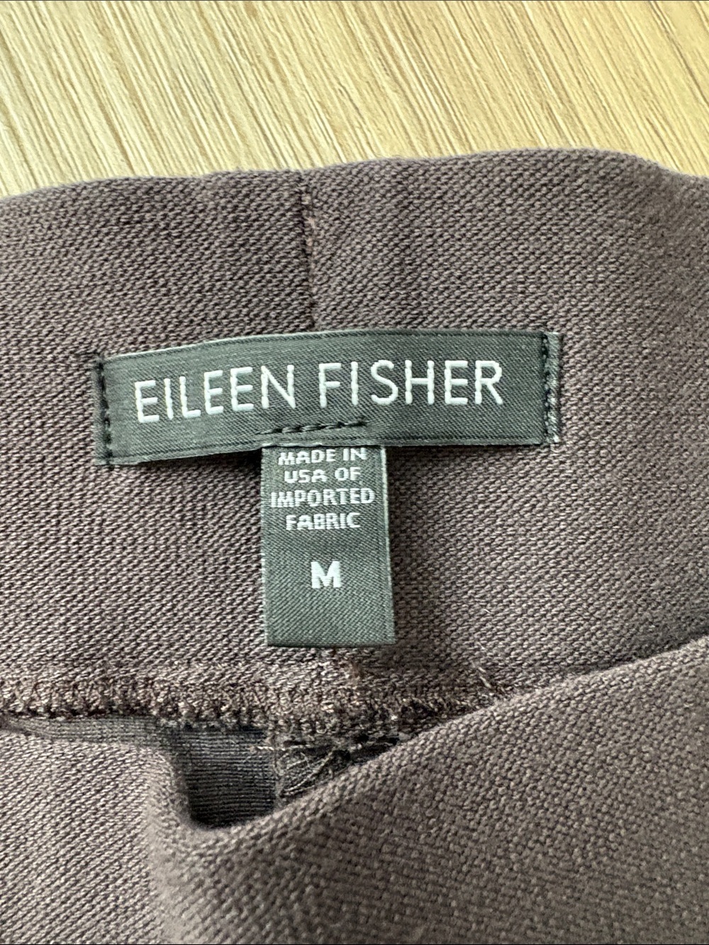 Eileen Fisher Washable Stretch Crepe Slim Ankle Pants Meteor Gray Size Medium - Picture 5 of 8